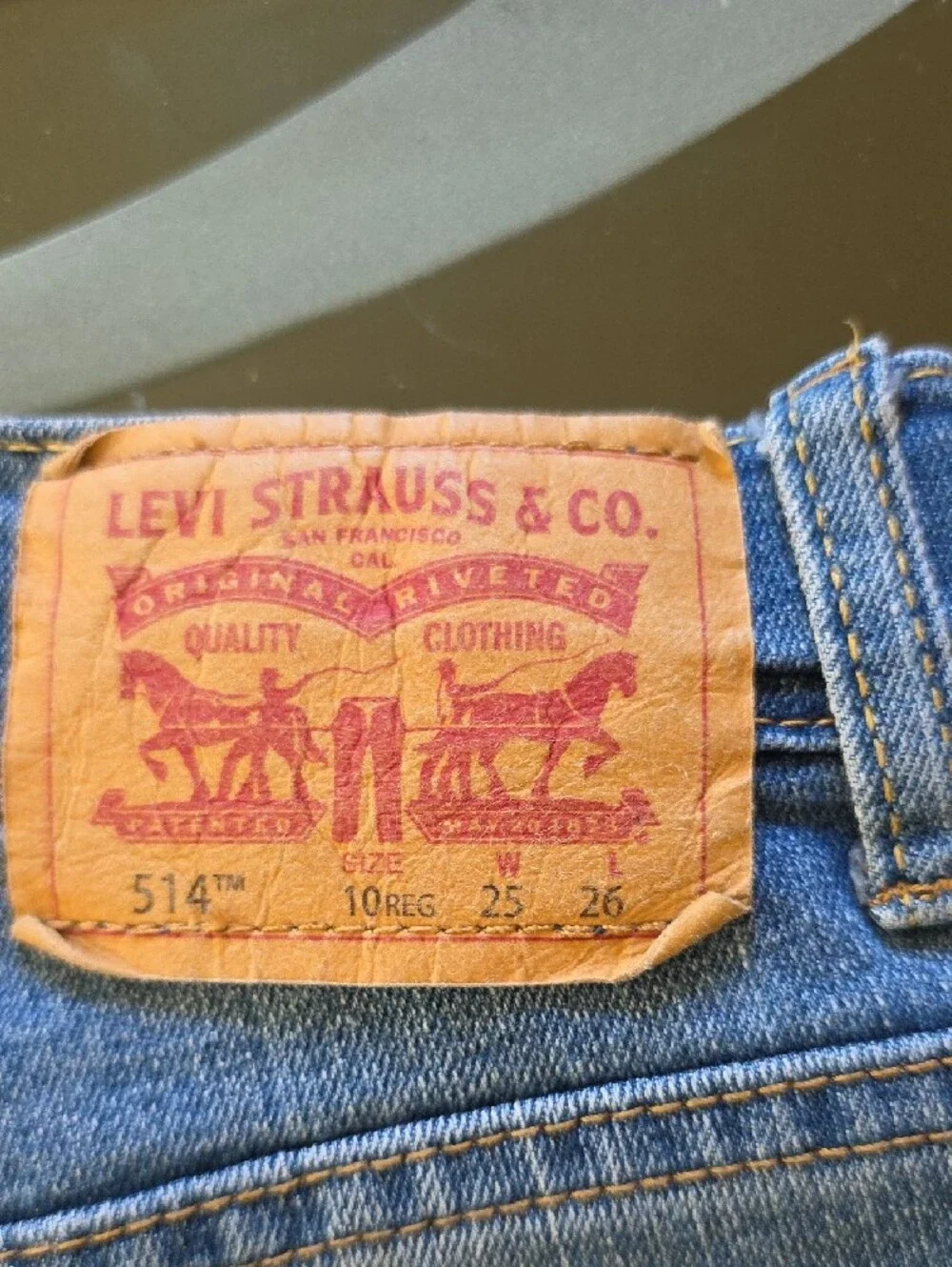 Levi's Women's Medium Blue Straight-Leg Jeans